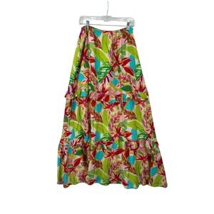 BTFL Life Floral Skirt Womens‎ Size M Boho Cottagecore Fairy Bloomcore Colorful